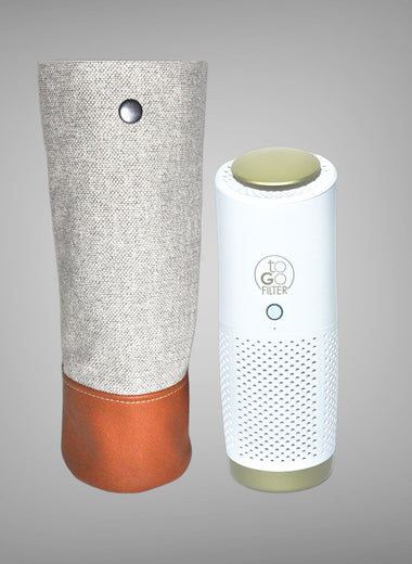 toGo Filter Premium Package Luftreiniger weiss/gold