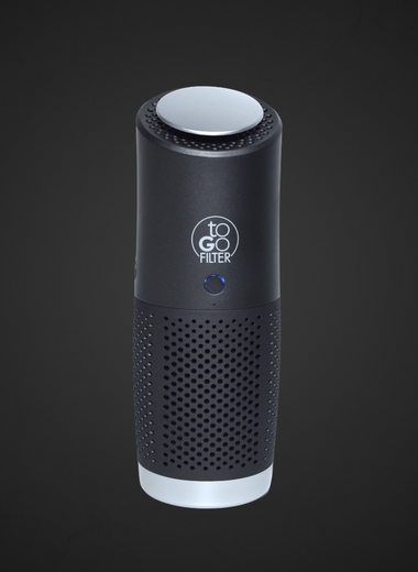 toGo Filter Luftreiniger mini mit 3-in-1 HEPA-13-Filter, Vorfilter und Aktivkohlefilter, entfernt bis zu 99,95 % von Schadstoffen wie Staub, Pollen, Rauch, Viren, Bakterien, Corona, Grippe, ideal für saubere Luft bei Allergie, Allergikern, Asthma, Asthmatikern