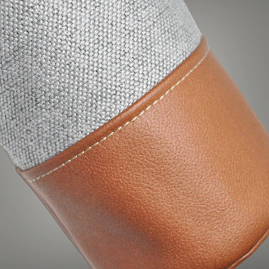 toGo Bag premium package eco line Lederboden für toGo Filter Luftreiniger schwarz silber mini mit 3-in-1 HEPA-13-Filter, Vorfilter und Aktivkohlefilter, entfernt bis zu 99,95 % von Schadstoffen wie Staub, Pollen, Rauch, Viren, Bakterien, Corona, Grippe, ideal für saubere Luft bei Allergie, Allergikern, Asthma, Asthmatikern, für überall, Batterie mit 3 bis 9 Stunden Laufzeit